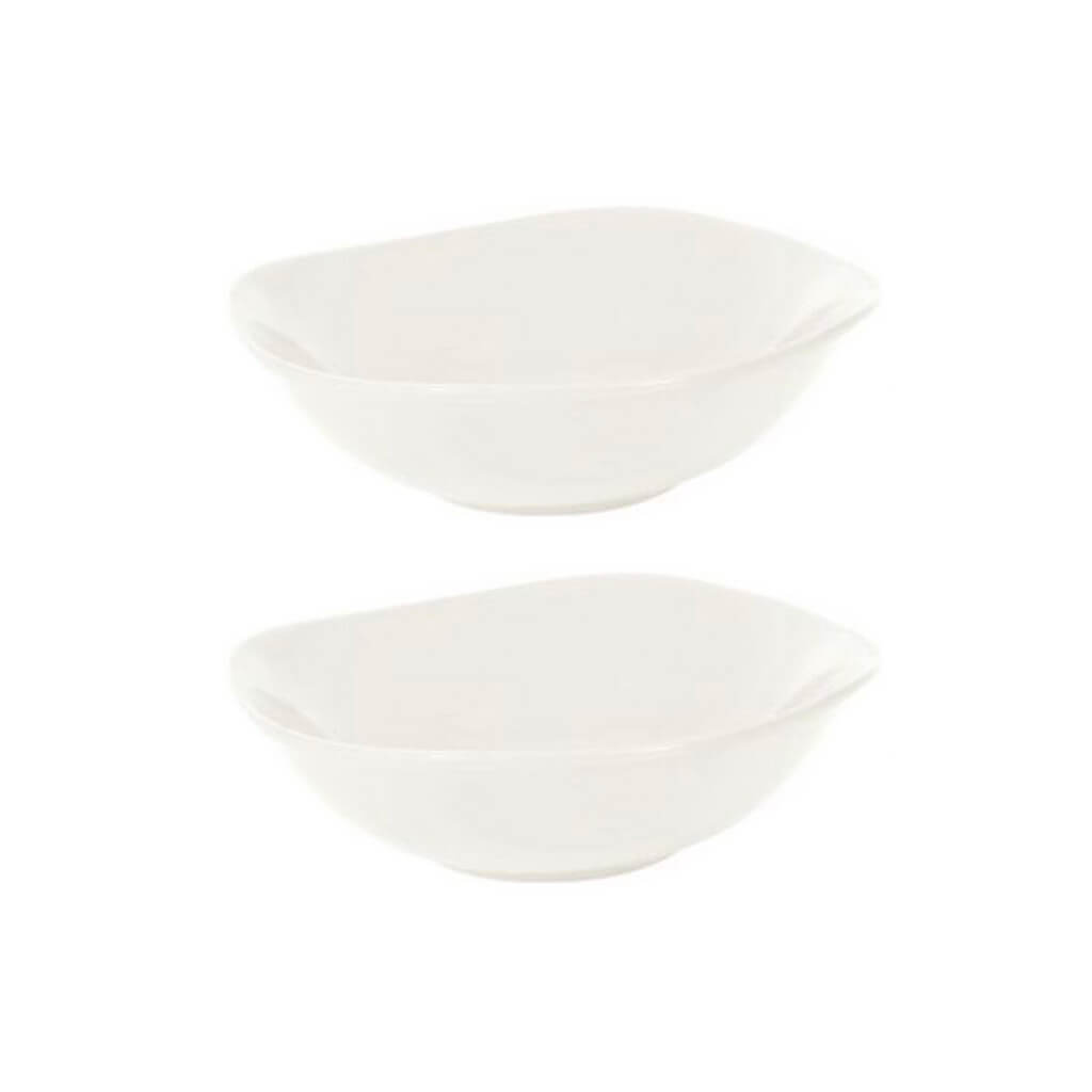 Lot de 2 bols ou assiettes creuses en émail gris pierre moucheté Lot de 2 bols ou assiettes creuses en émail gris pierre moucheté