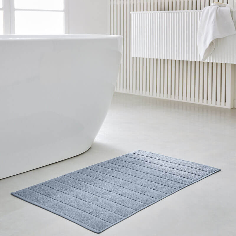 Tapis de bain - bleu gris