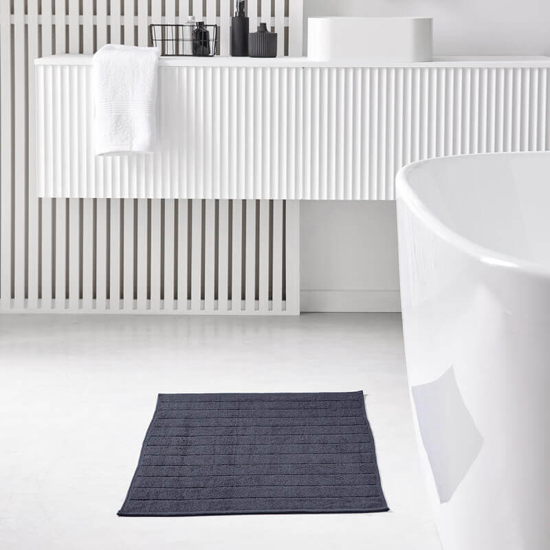 Tapis de bain - bleu marine