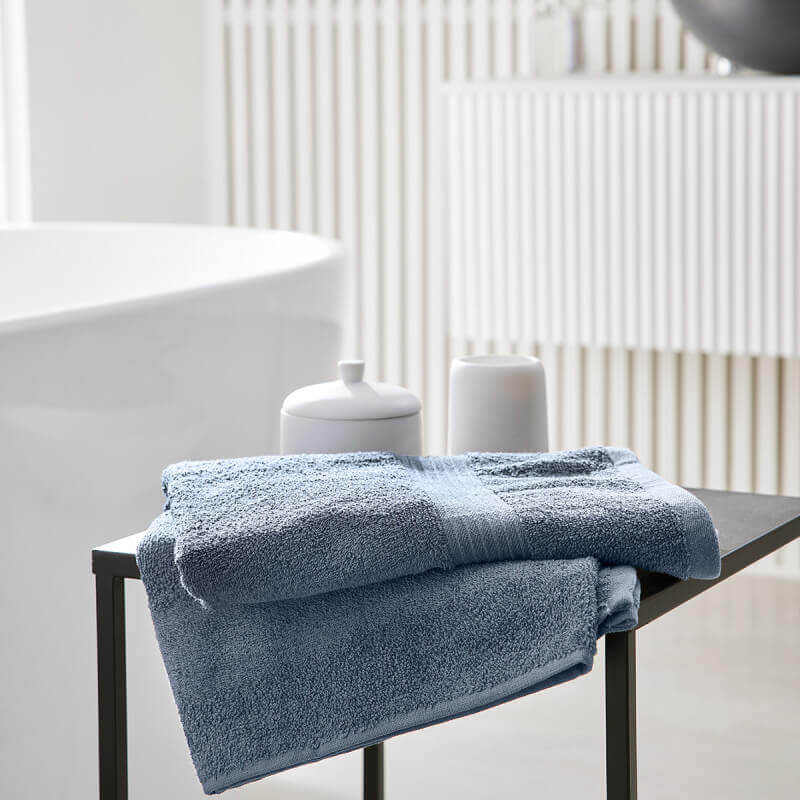 Drap de bain - bleu gris