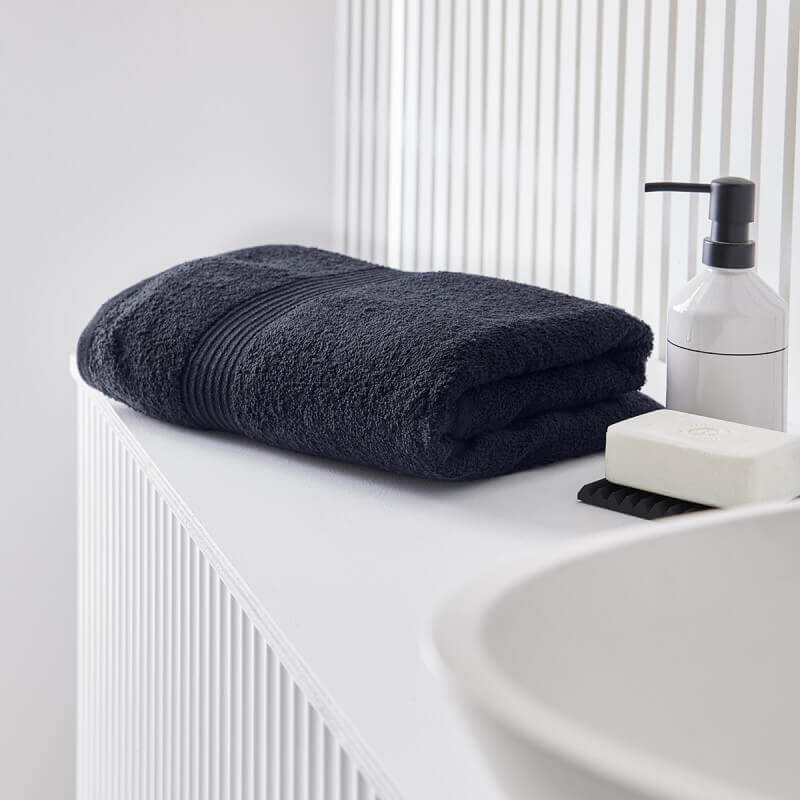 Bath sheet - navy blue