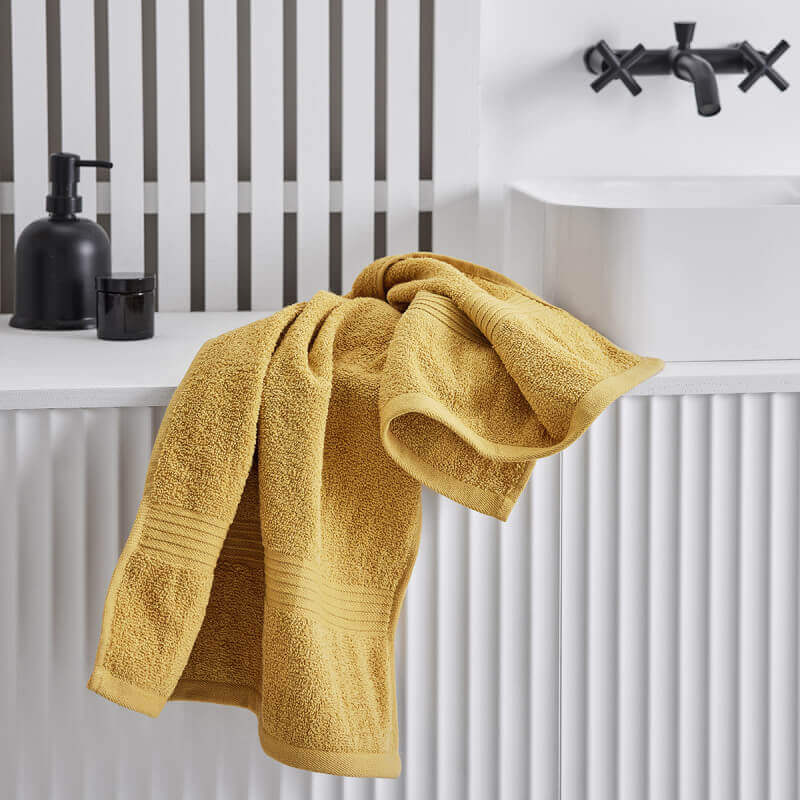 Serviette de bain - jaune