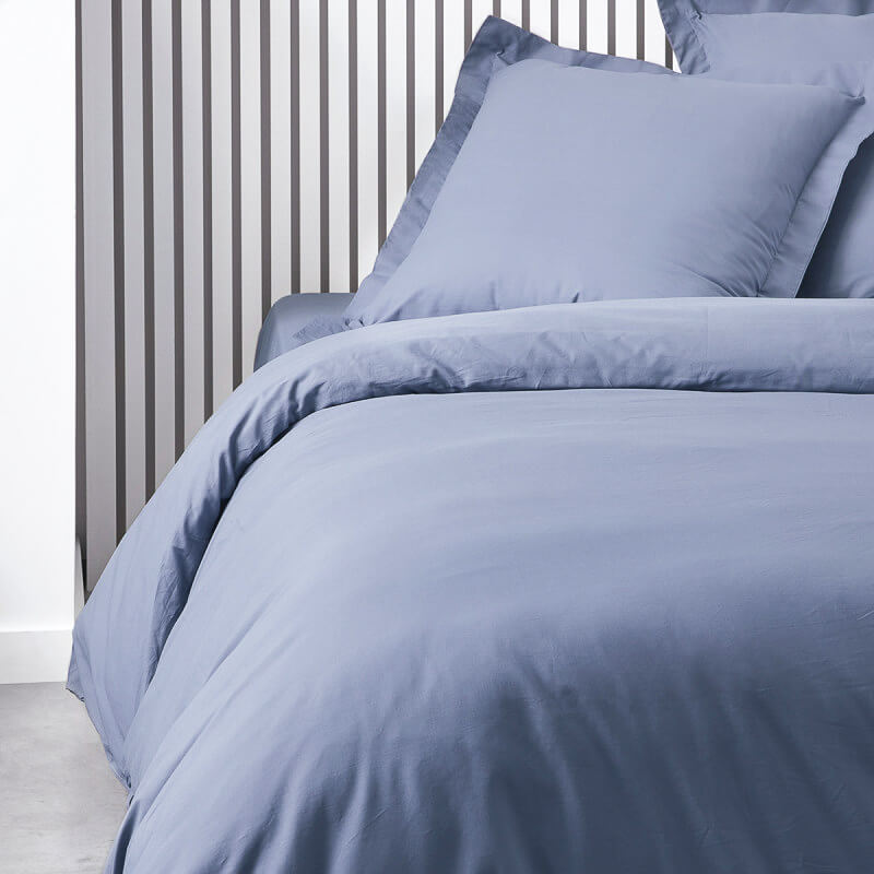 Duvet cover and pillowcase - blue grey