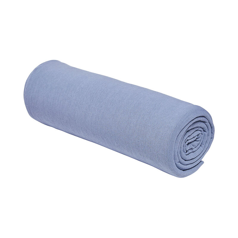Fitted sheet - blue grey