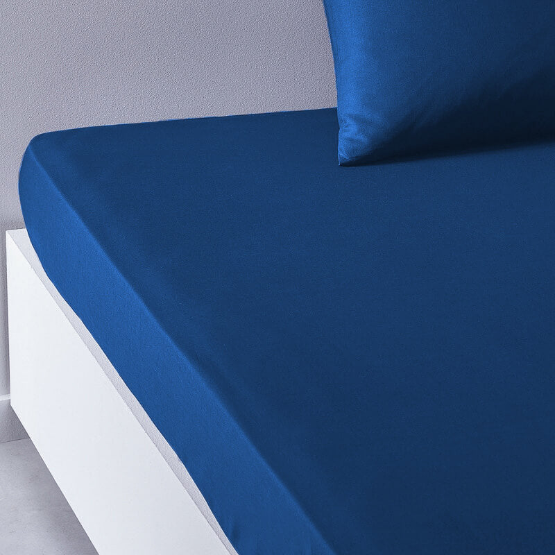 Drap housse - bleu