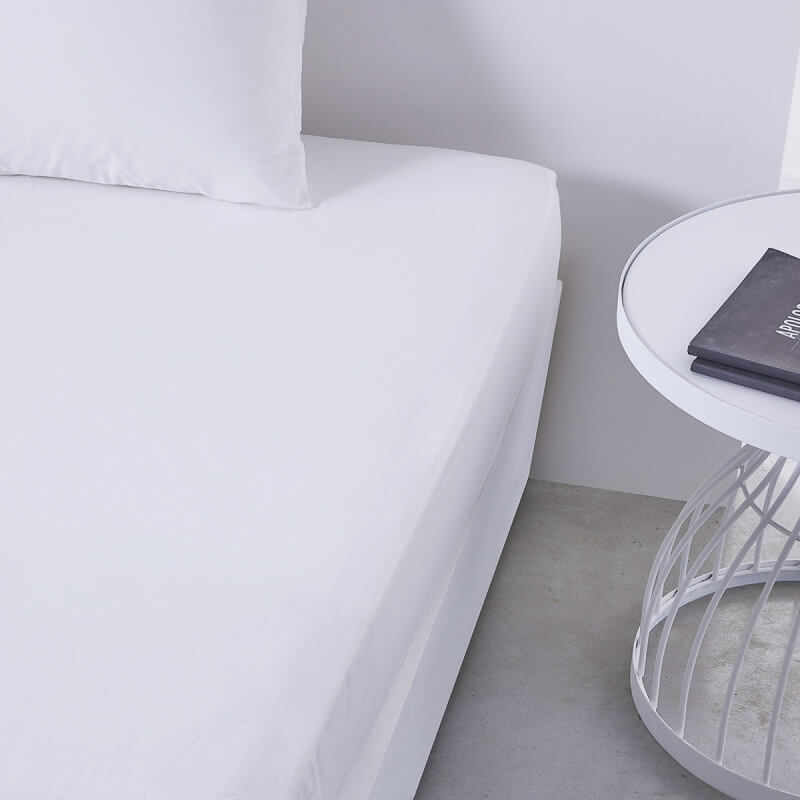 Drap housse - blanc