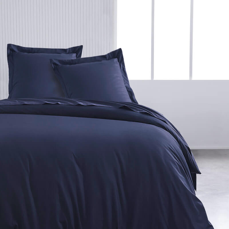 Basic Taie d'oreiller Bleu marine 60x60 (x2)
